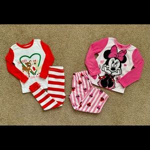 Girls PJ Sets Size 4T